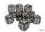 Translucent Smoke/white 16mm d6 Dice Block (12 dice) - CHX23608